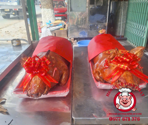 Heo sữa quay cúng khai trương